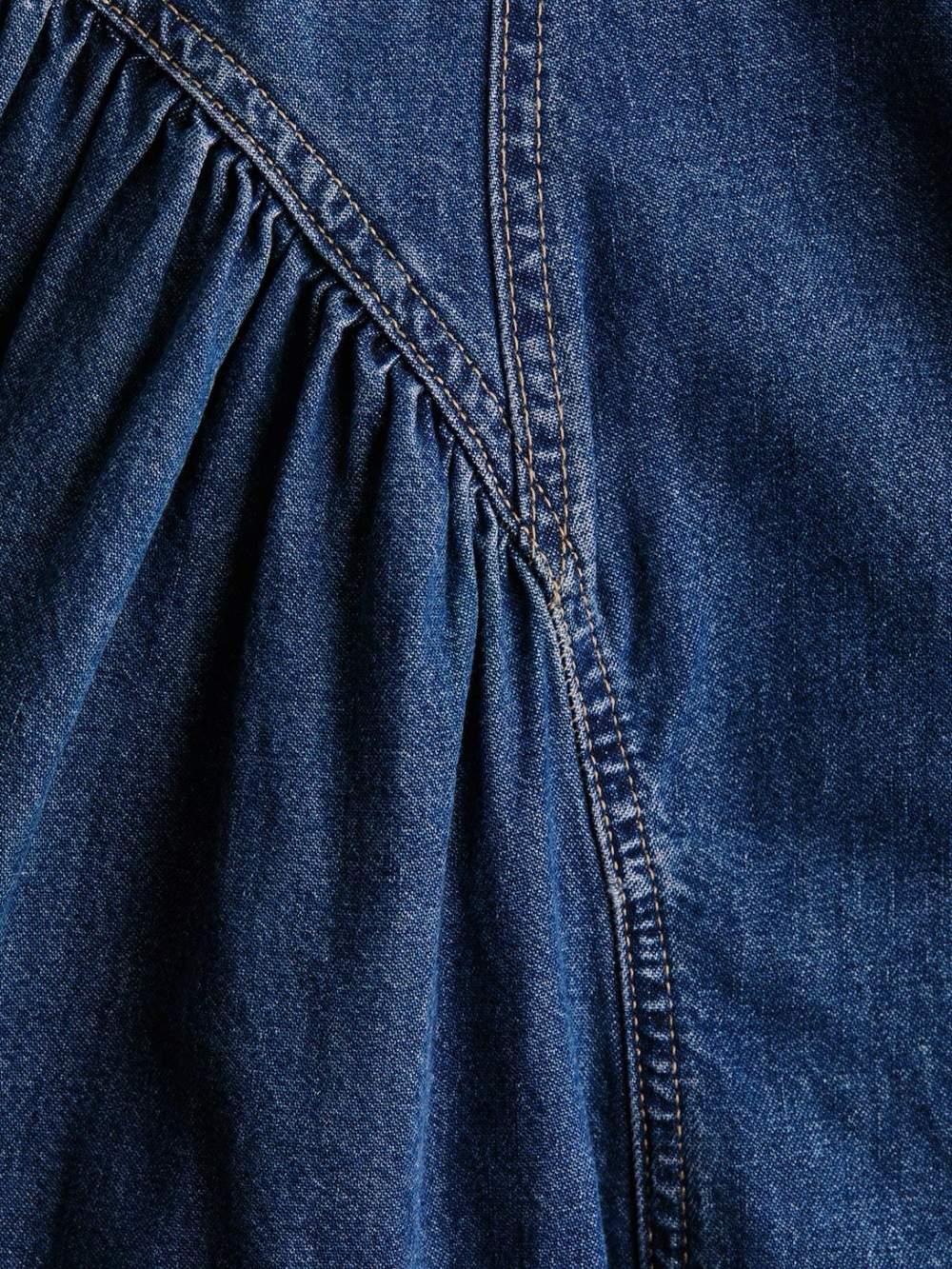 H&M Flared Skirt Denim Maxi Dress - Picture 4 of 4